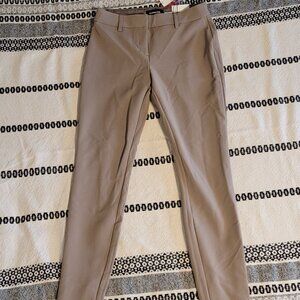 Express 2R Extreme Stretch Skinny Mid-Rise Dress Pants Taupe